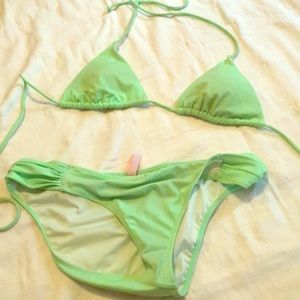 VS Mint green two piece